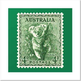 Koala Postage Stamp Posters and Art